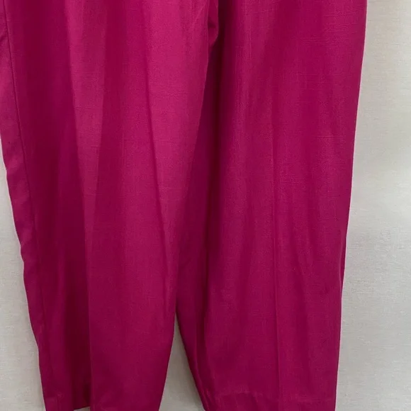 Alfred Dunner PLUS SIZE 20 Pink Belted Pants C-61 - Picture 2 of 11